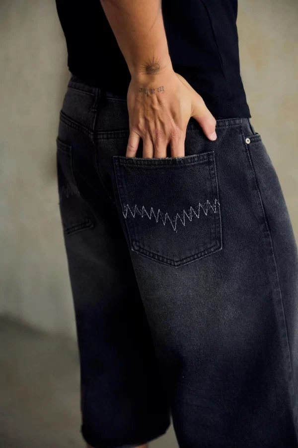 Quần Short Denim Bermuda - Hình ảnh 8