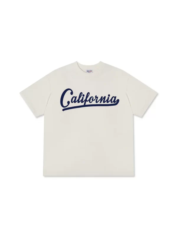 Áo Thun Relaxed Fit USA Califorinia Blue - Hình ảnh 6