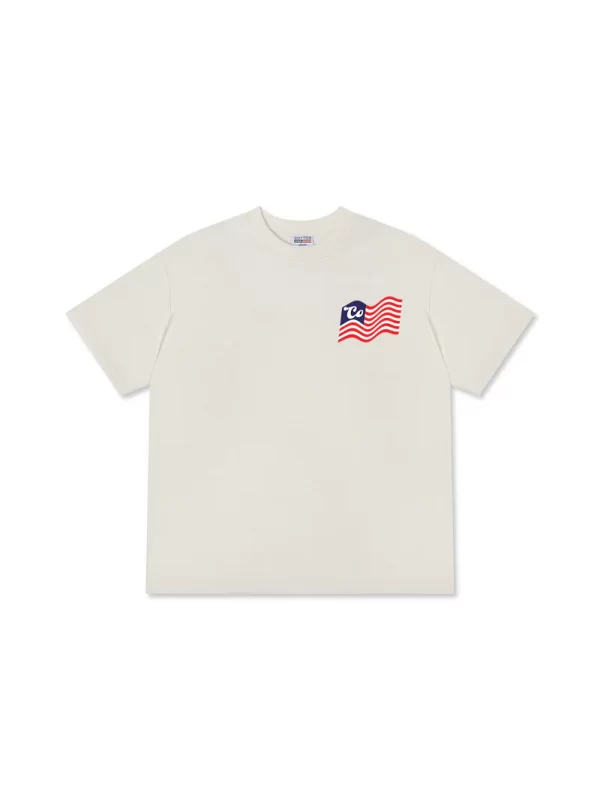 Áo Thun Relaxed Fit USA Cotton USA Flag - Hình ảnh 6