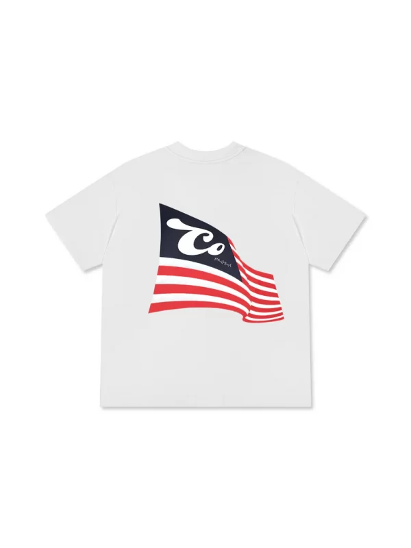 Áo Thun Relaxed Fit USA Cotton USA Flag - Hình ảnh 3