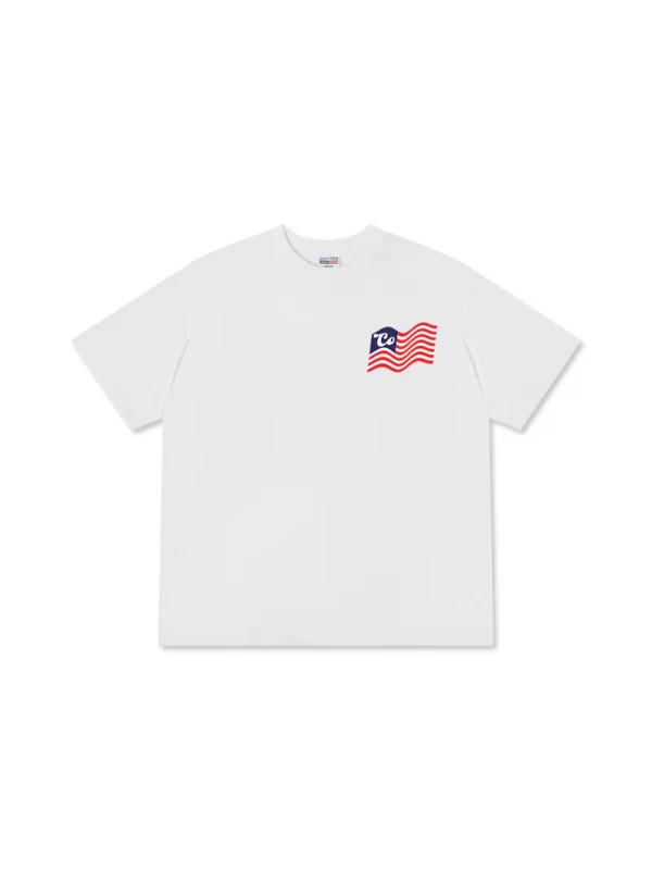 Áo Thun Relaxed Fit USA Cotton USA Flag - Hình ảnh 2