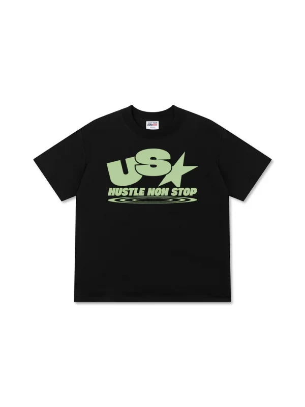Áo Thun Relaxed Fit USA Hustle Non Stop - Hình ảnh 8