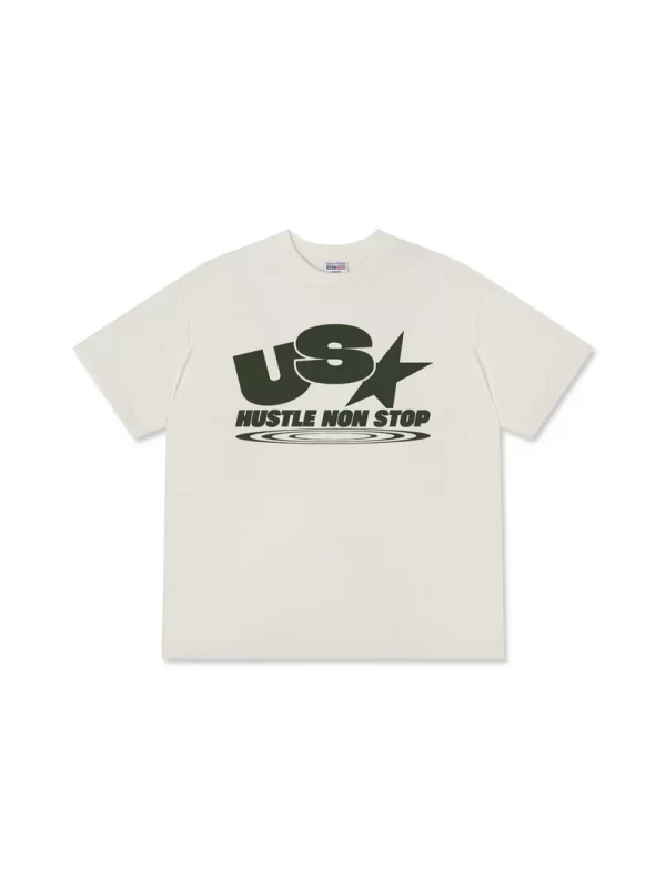 Áo Thun Relaxed Fit USA Hustle Non Stop - Hình ảnh 6