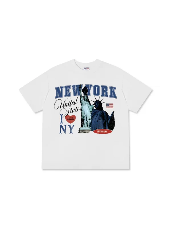 Áo Thun Relaxed Fit USA I LOve NY - Hình ảnh 2