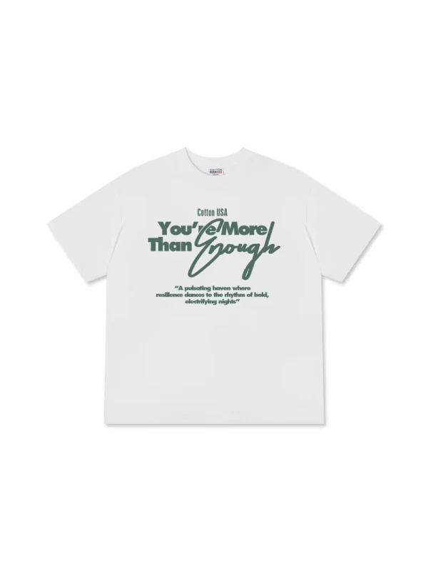 Áo Thun Relaxed Fit USA More Than Enough - Hình ảnh 2