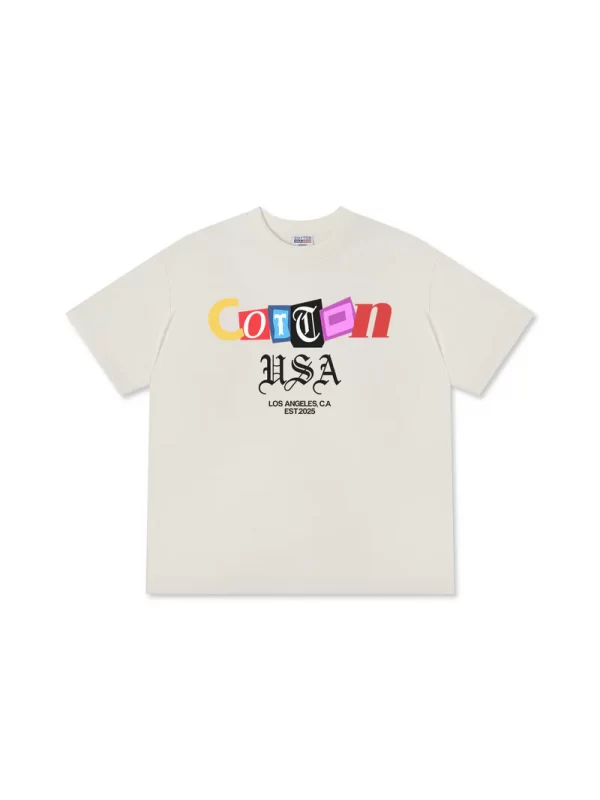 Áo Thun Relaxed Fit USA Paper Cut - Hình ảnh 6