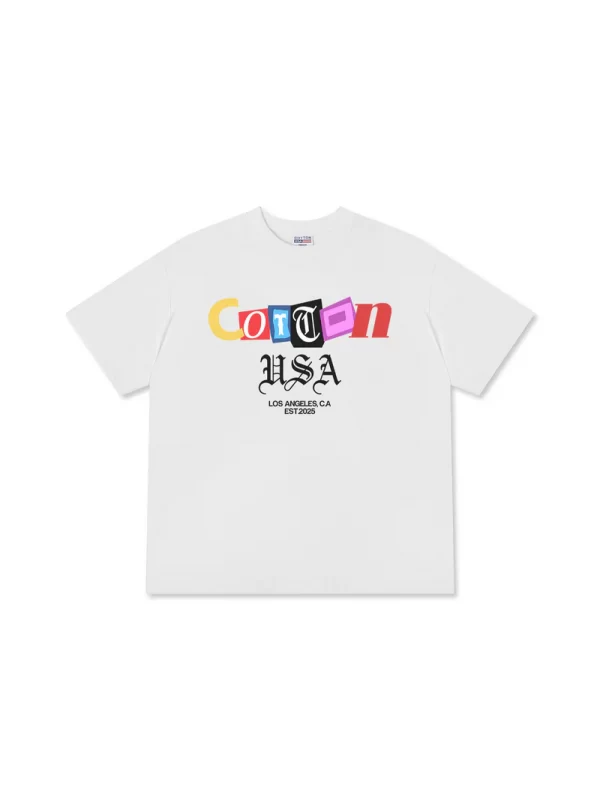 Áo Thun Relaxed Fit USA Paper Cut - Hình ảnh 2