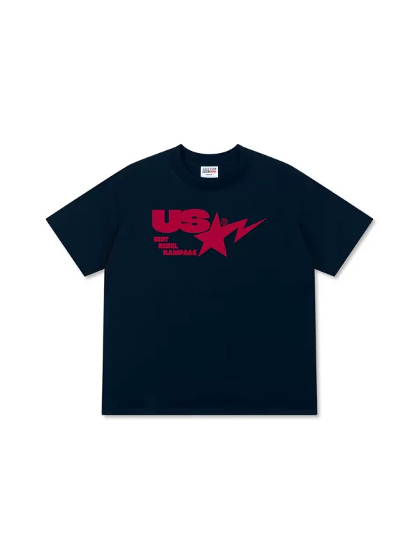Áo Thun Relaxed Fit USA Riot Rebel Rampage