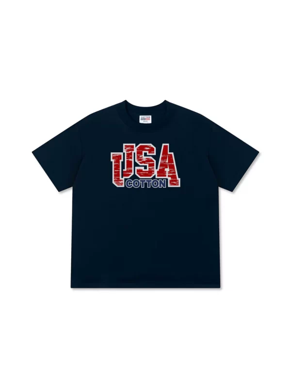 Áo Thun Relaxed Fit USA Scratched Typo - Hình ảnh 4