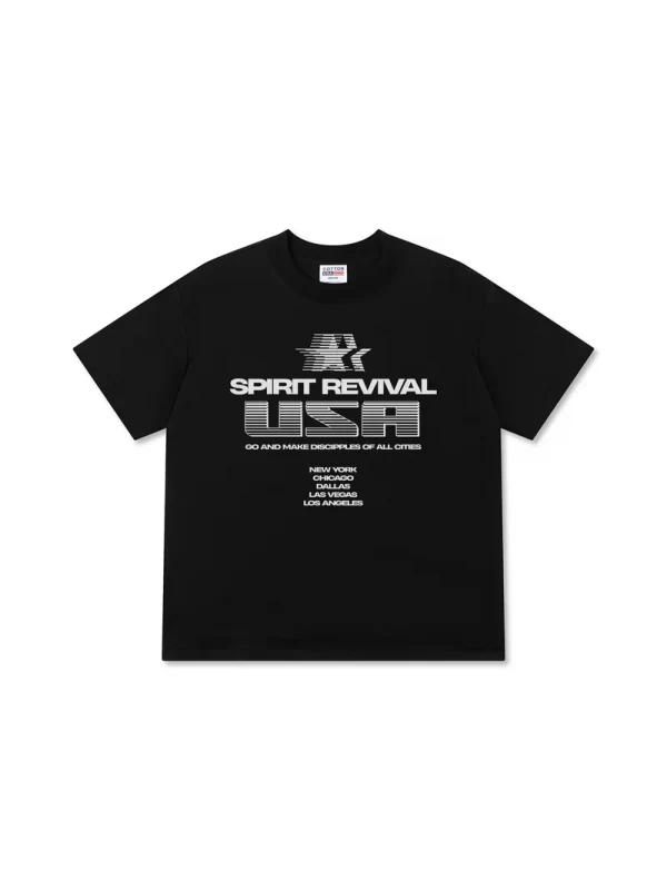 Áo Thun Relaxed Fit USA Spirit Revival