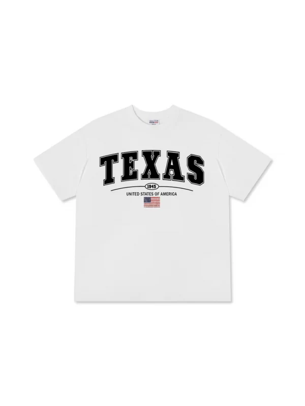 Áo Thun Relaxed Fit USA Texas 1945 - Hình ảnh 2