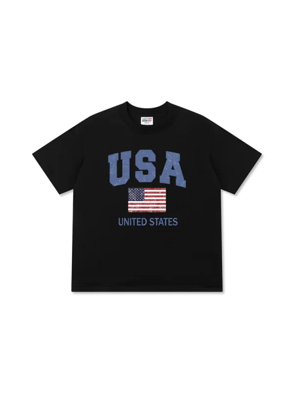 Áo Thun Relaxed Fit USA Vintage United State - Hình ảnh 8