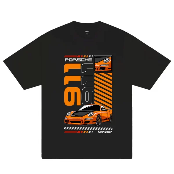 Custom Car Porsche Revolutionary Speed T-Shirt - Hình ảnh 7