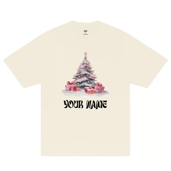 Custom Couple Christmas Gift T-Shirt - Hình ảnh 9