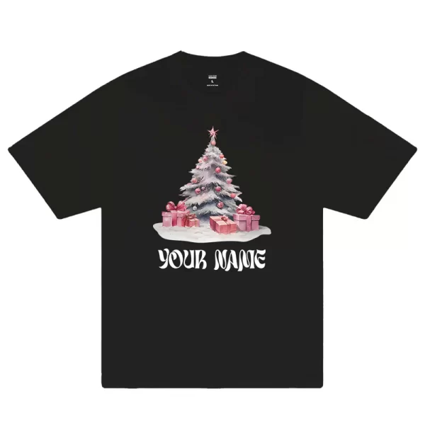Custom Couple Christmas Gift T-Shirt - Hình ảnh 8