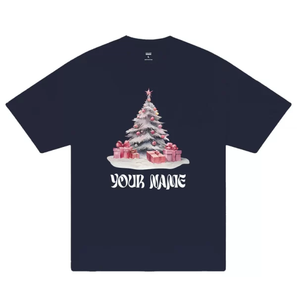 Custom Couple Christmas Gift T-Shirt - Hình ảnh 6
