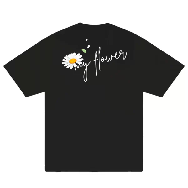 Custom Couple Flower T-Shirt - Hình ảnh 8