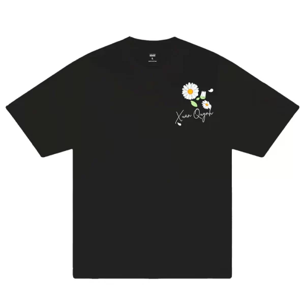 Custom Couple Flower T-Shirt - Hình ảnh 7