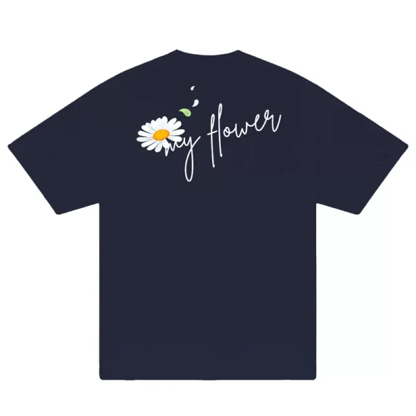 Custom Couple Flower T-Shirt - Hình ảnh 5