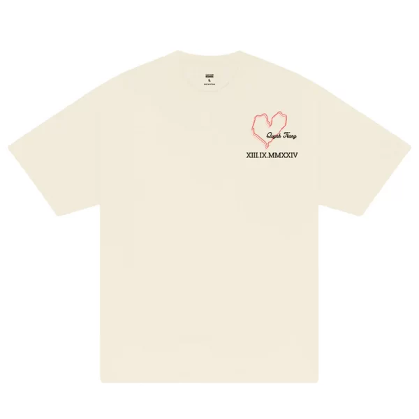 Custom Couple Heart And Number T-Shirt - Hình ảnh 9