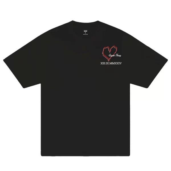 Custom Couple Heart And Number T-Shirt - Hình ảnh 8