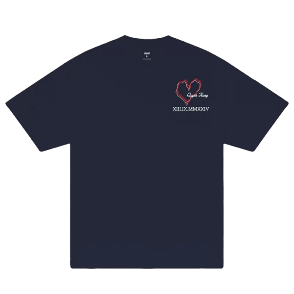 Custom Couple Heart And Number T-Shirt - Hình ảnh 6