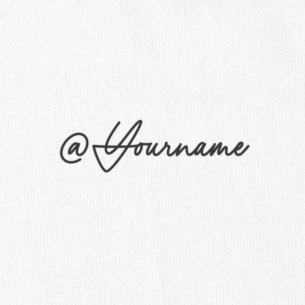 Custom Couple Heart Instagram T-Shirt - Hình ảnh 11