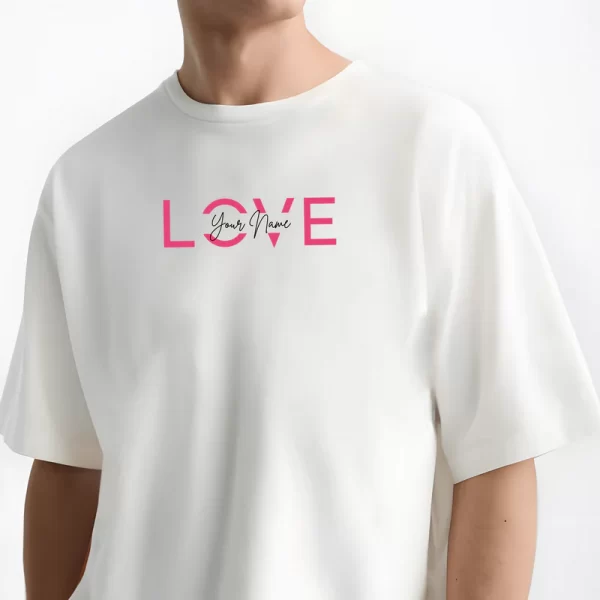 Custom Couple Love T-Shirt