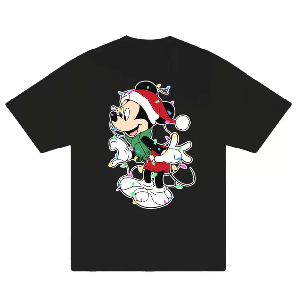 Custom Couple Mickey Christmas T-Shirt - Hình ảnh 5