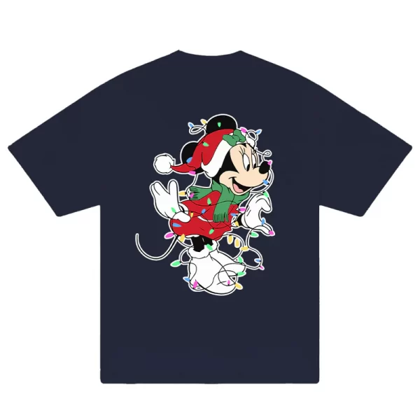 Custom Couple Mickey Christmas T-Shirt - Hình ảnh 8