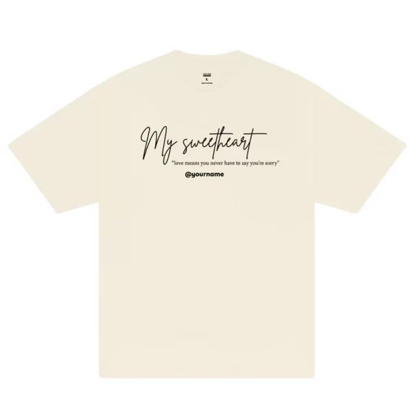 Custom Couple My Sweetheart T-Shirt - Hình ảnh 9