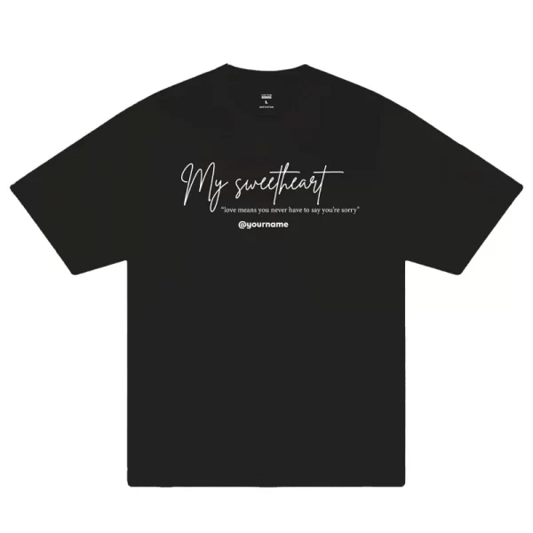 Custom Couple My Sweetheart T-Shirt - Hình ảnh 8