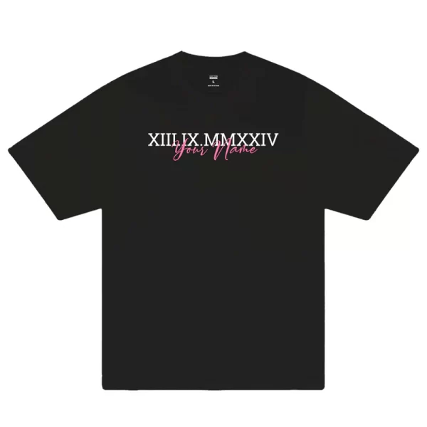 Custom Couple Name And Number T-Shirt - Hình ảnh 8