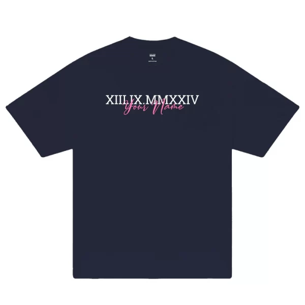 Custom Couple Name And Number T-Shirt - Hình ảnh 6