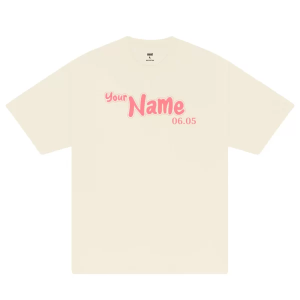 Custom Couple Name x Number T-Shirt - Hình ảnh 9