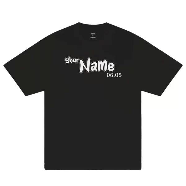 Custom Couple Name x Number T-Shirt - Hình ảnh 8