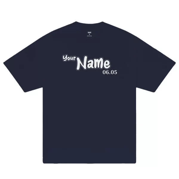 Custom Couple Name x Number T-Shirt - Hình ảnh 7