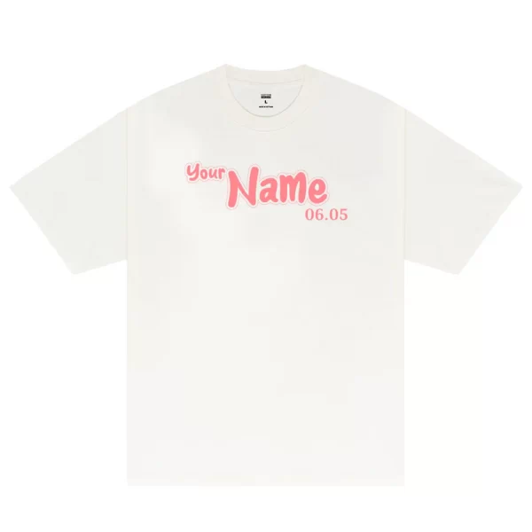 Custom Couple Name x Number T-Shirt - Hình ảnh 6