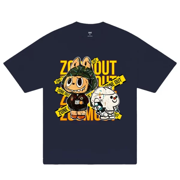 Labubu Brown Yellow T-Shirt - Hình ảnh 5