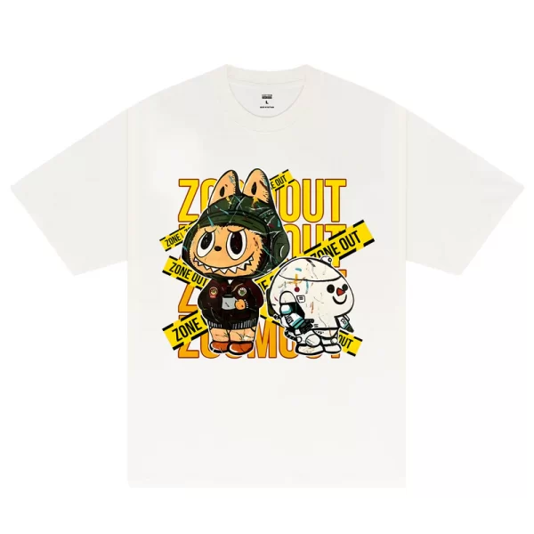 Labubu Brown Yellow T-Shirt - Hình ảnh 4