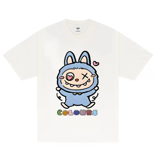 Labubu Cuite Blue T T-Shirt - Hình ảnh 4