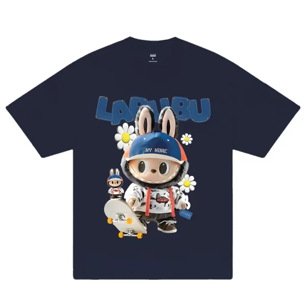 Labubu Denim T-Shirt - Hình ảnh 5