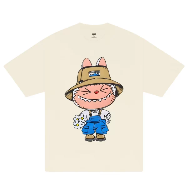 Labubu Farmer Cute Daisy T-Shirt - Hình ảnh 6