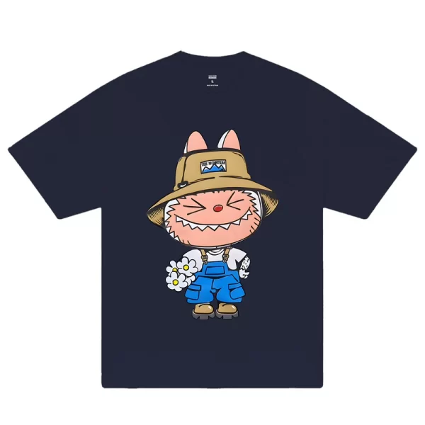 Labubu Farmer Cute Daisy T-Shirt - Hình ảnh 4