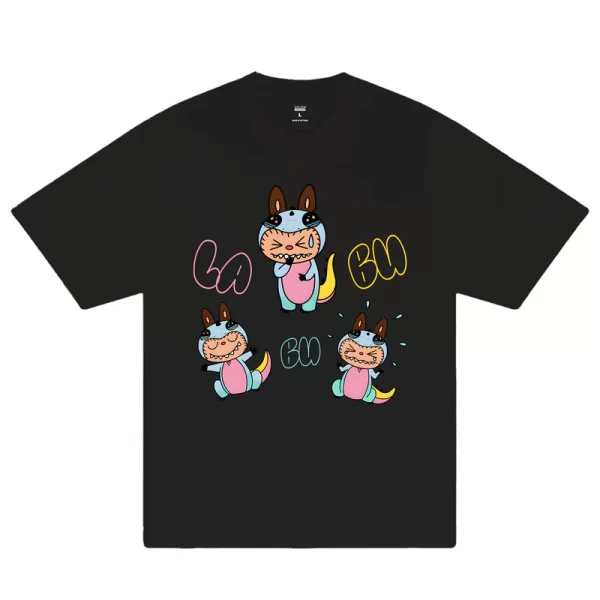 Labubu Funny Motion T-Shirt