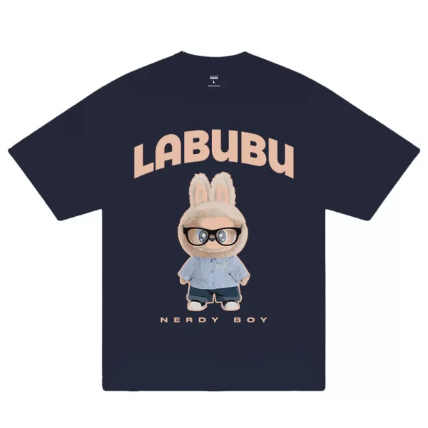 Labubu Nerdy Boy T-Shirt - Hình ảnh 8
