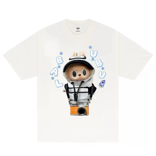 Labubu Photographer T-Shirt - Hình ảnh 4