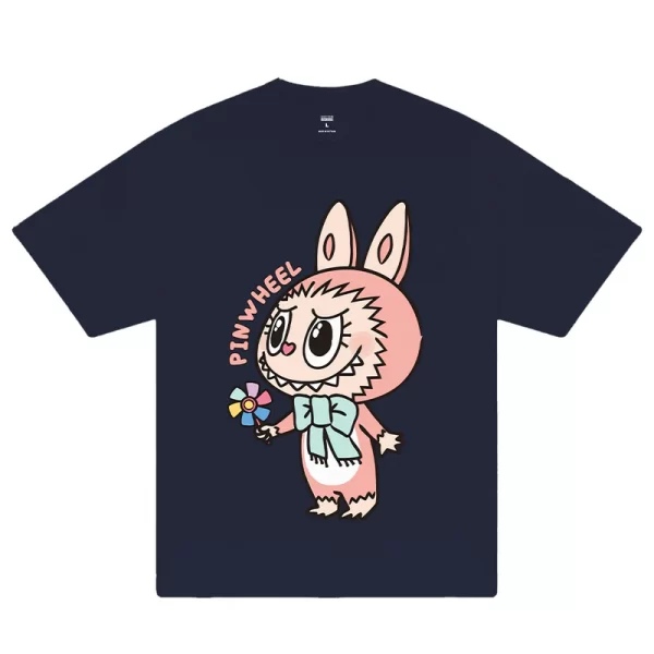 Labubu Pinky Pinwheel T-Shirt - Hình ảnh 4