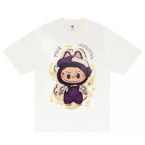 Labubu Retro Purple T-Shirt - Hình ảnh 4
