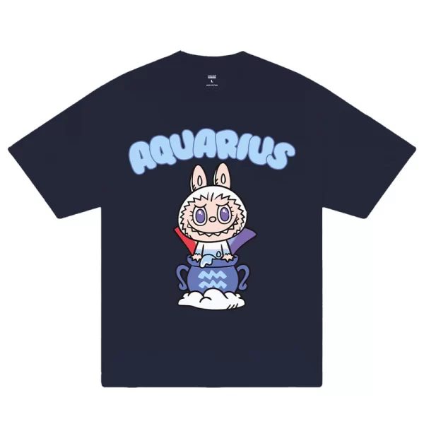 Labubu Zodiac Aquarius T-Shirt - Hình ảnh 8